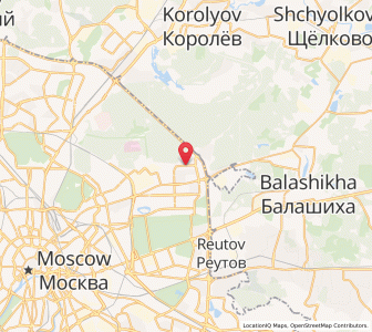 Map of Gol’yanovo, Moscow