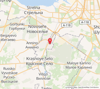 Map of Gorelovo, St.-Petersburg