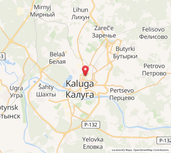 Map of Kaluga, Kaluga Oblast