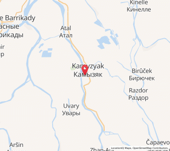 Map of Kamyzyak, Astrakhan Oblast