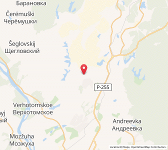 Map of Kedrovka, Kuzbass