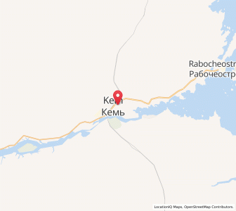 Map of Kem’, Karelia