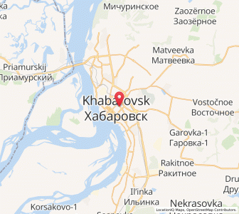 Map of Khabarovsk, Khabarovsk