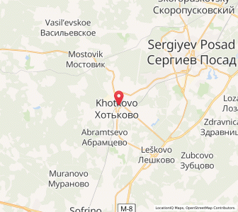 Map of Khot'kovo, Moscow Oblast
