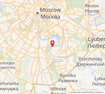 Map of Kolomenskoye, Moscow