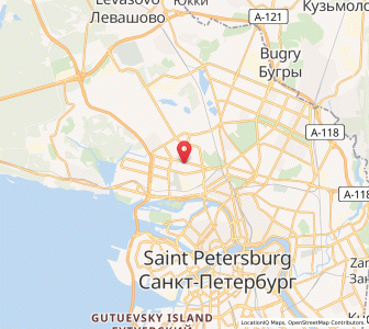 Map of Komendantsky aerodrom, St.-Petersburg