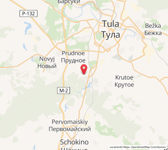 Map of Kosaya Gora, Tula Oblast
