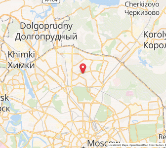 Map of Kozeyevo, Moscow