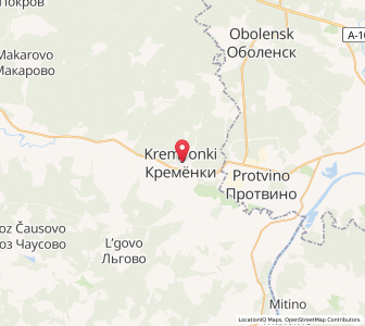 Map of Kremenki, Kaluga Oblast