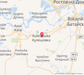 Map of Kuleshovka, Rostov