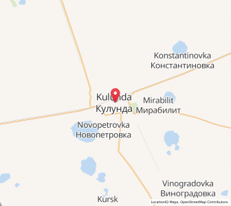 Map of Kulunda, Altai Krai