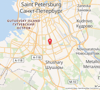 Map of Kupchino, St.-Petersburg