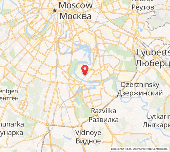 Map of Kur’yanovo, Moscow