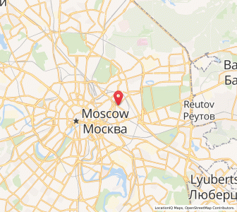 Map of Lefortovo, Moscow