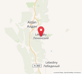 Map of Leninskiy, Sakha