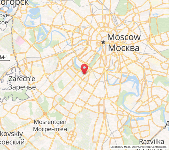 Map of Leninskiye Gory, Moscow Oblast