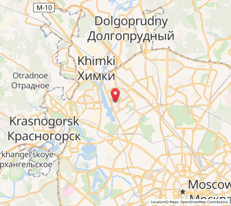 Map of Levoberezhnyy, Moscow Oblast