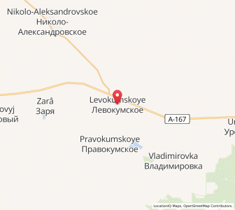 Map of Levokumskoye, Stavropol Kray