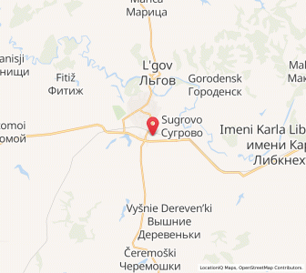 Map of L’govskiy, Kursk Oblast