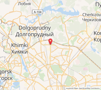 Map of Lianozovo, Moscow