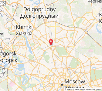 Map of Likhobory, Moscow