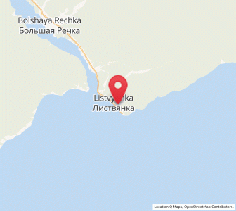 Map of Listvyanka, Irkutsk Oblast