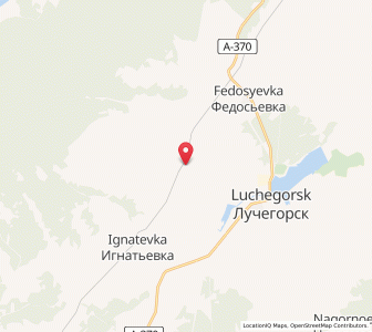 Map of Luchegorsk, Primorye