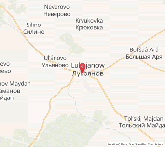 Map of Lukoyanov, Nizhny Novgorod Oblast