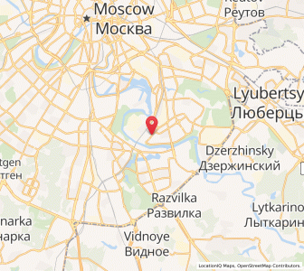 Map of Mar’ino, Moscow