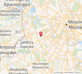 Map of Matveyevskoye, Moscow