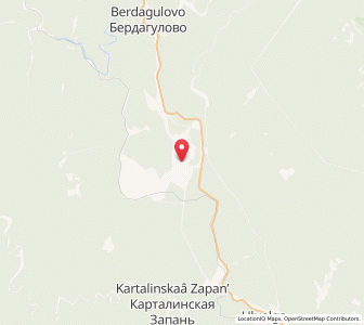 Map of Mezgor'e, Bashkortostan Republic