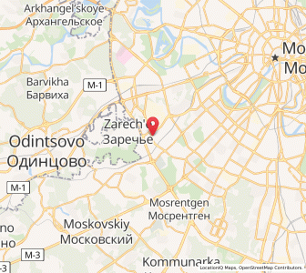 Map of Mikhalkovo, Moscow