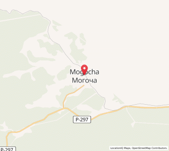 Map of Mogocha, Zabaykalskiy (Transbaikal) Kray