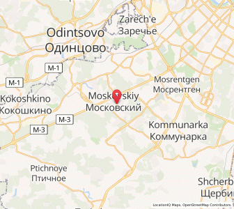 Map of Moskovskiy, Moscow