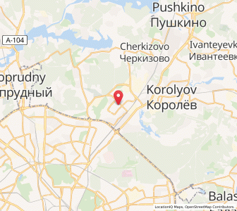 Map of Mytishchi, Moscow Oblast