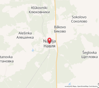 Map of Navlya, Bryansk Oblast