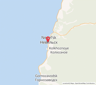 Map of Nevel’sk, Sakhalin Oblast