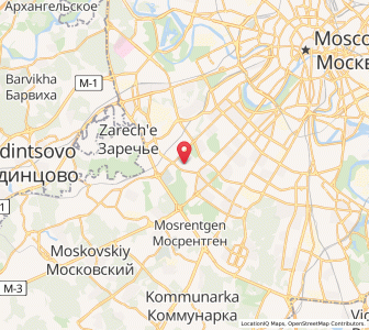 Map of Nikulino, Moscow