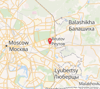 Map of Novogireyevo, Moscow