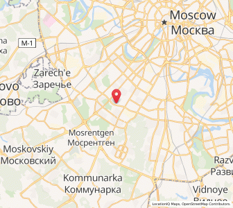 Map of Obruchevo, Moscow