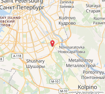 Map of Obukhovo, St.-Petersburg