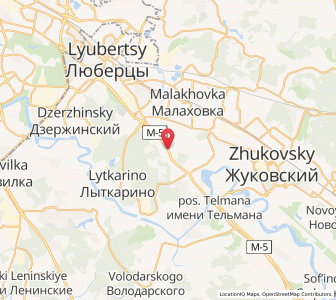 Map of Oktyabr’skiy, Moscow Oblast