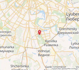 Map of Orekhovo-Borisovo Severnoye, Moscow