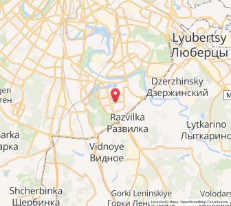 Map of Orekhovo-Borisovo, Moscow