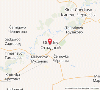 Map of Otradnyy, Samara Oblast