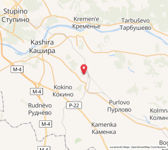 Map of Ozherel’ye, Moscow Oblast