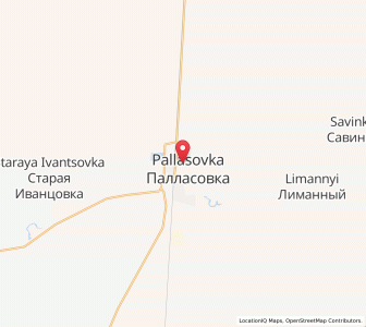 Map of Pallasovka, Volgograd Oblast
