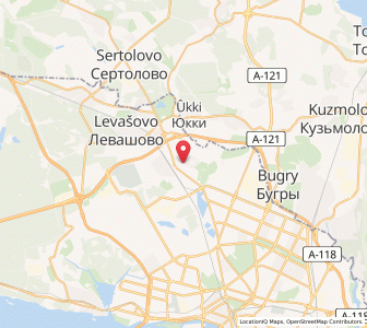 Map of Pargolovo, St.-Petersburg