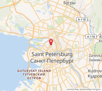 Map of Petrogradka, St.-Petersburg