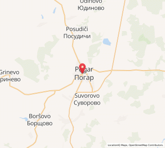 Map of Pogar, Bryansk Oblast
